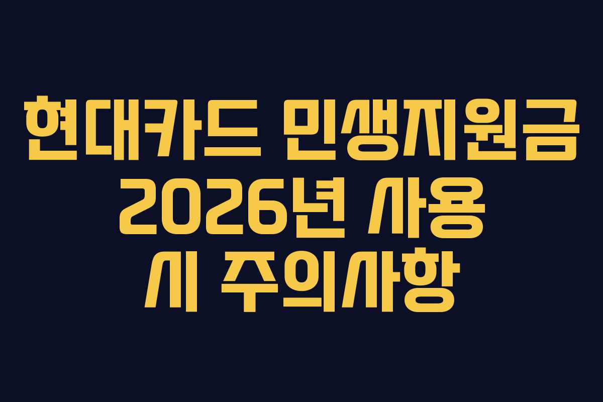 현대카드-민생지원금-2026년-사용-시-주의사항