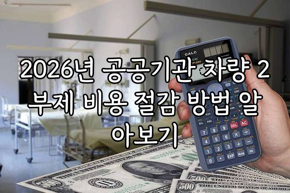 2026년 공공기관 차량 2부제 비용 절감 방법 알아보기