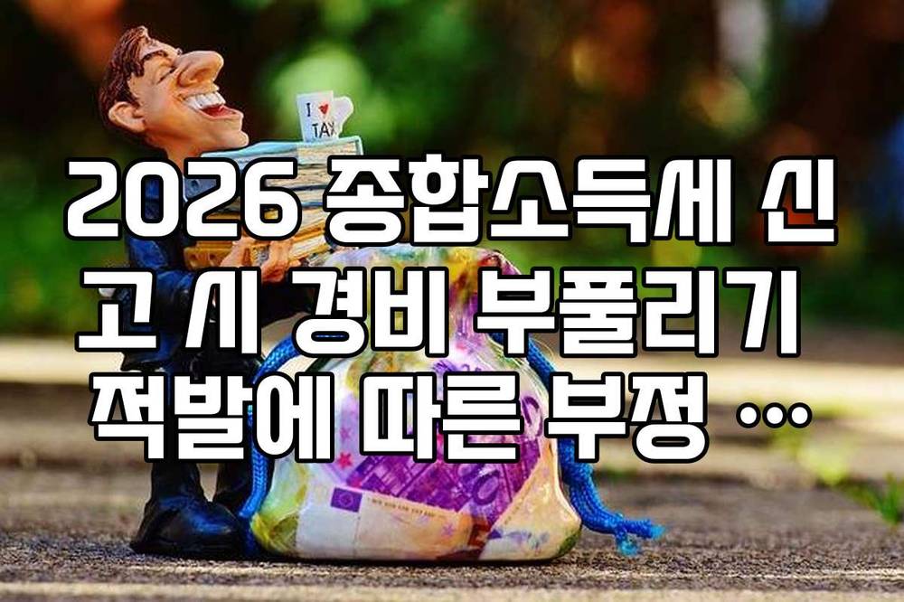 2026 종합소득세 신고 시 경비 부풀리기 적발에 따른 부정 가산세 규정
