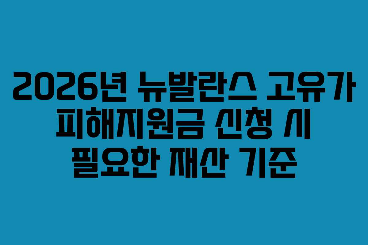 2026년-뉴발란스-고유가-피해지원금-신청-시-필요한-재산-기준