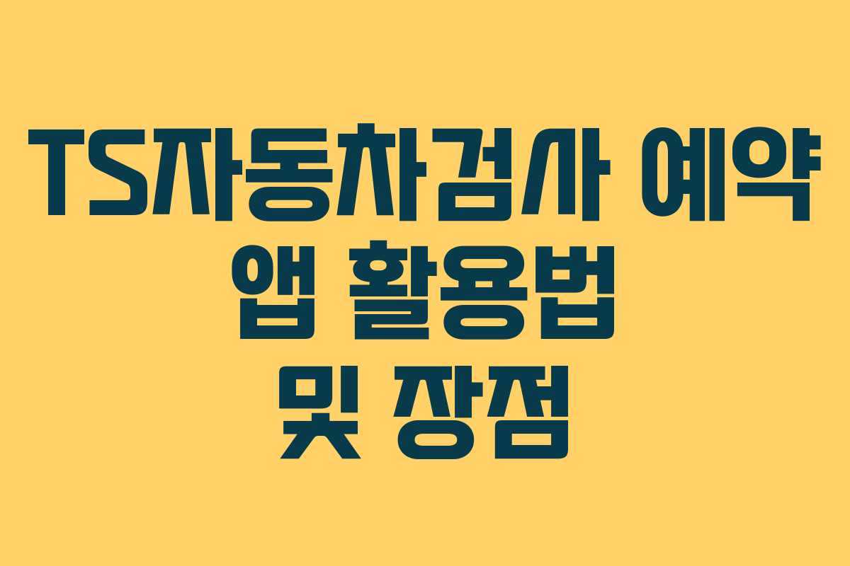TS자동차검사-예약-앱-활용법-및-장점