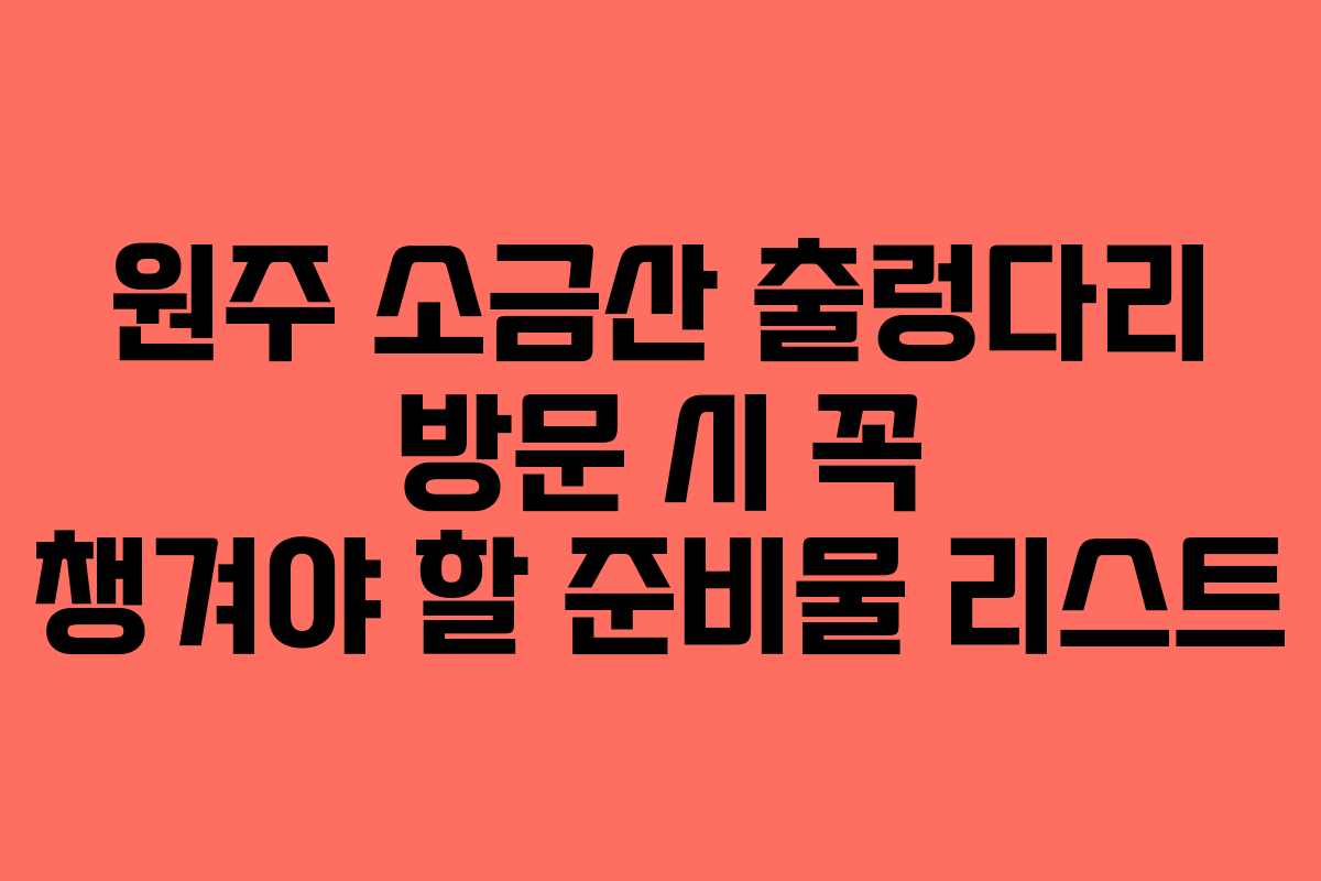 원주-소금산-출렁다리-방문-시-꼭-챙겨야-할-준비물-리스트